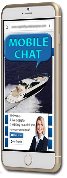 Mobile chat helps increase boat sales