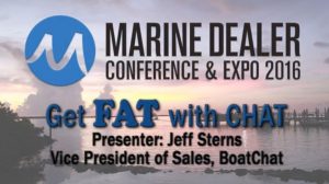 Learn about boat dealer chat at MDCE workshop