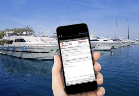 Live chat on boat dealer mobile sites sells more boats