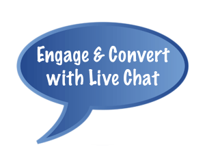 Engage and convert with live chat