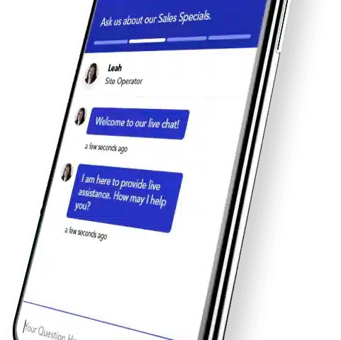 live chat for marine dealership service department